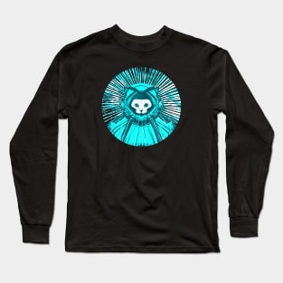 SpaceCats (Blue - round) Long Sleeve T-Shirt